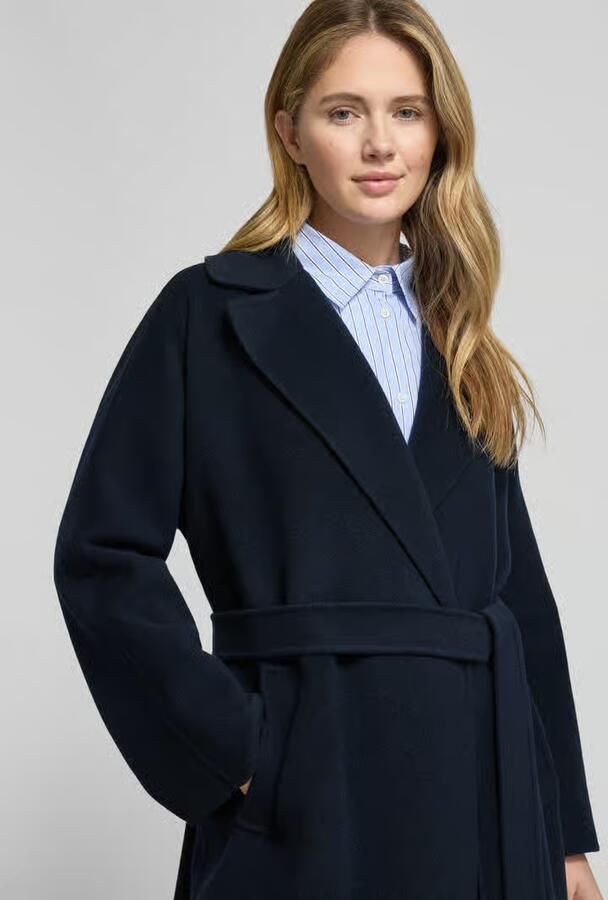 Weekend Max Mara Regular fit lange wollen jas van scheerwolmix model 'CIVADA' - Foto 2