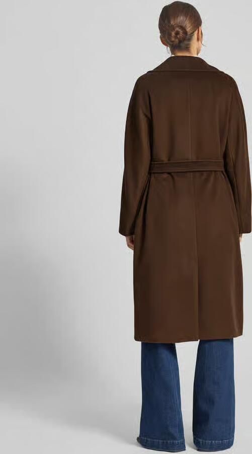Weekend Max Mara Regular fit lange wollen jas van zuivere scheerwol model 'RESINA'