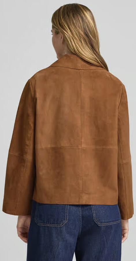Weekend Max Mara Regular fit leren jack van echt geitenleer model 'PALCHI' - Foto 3