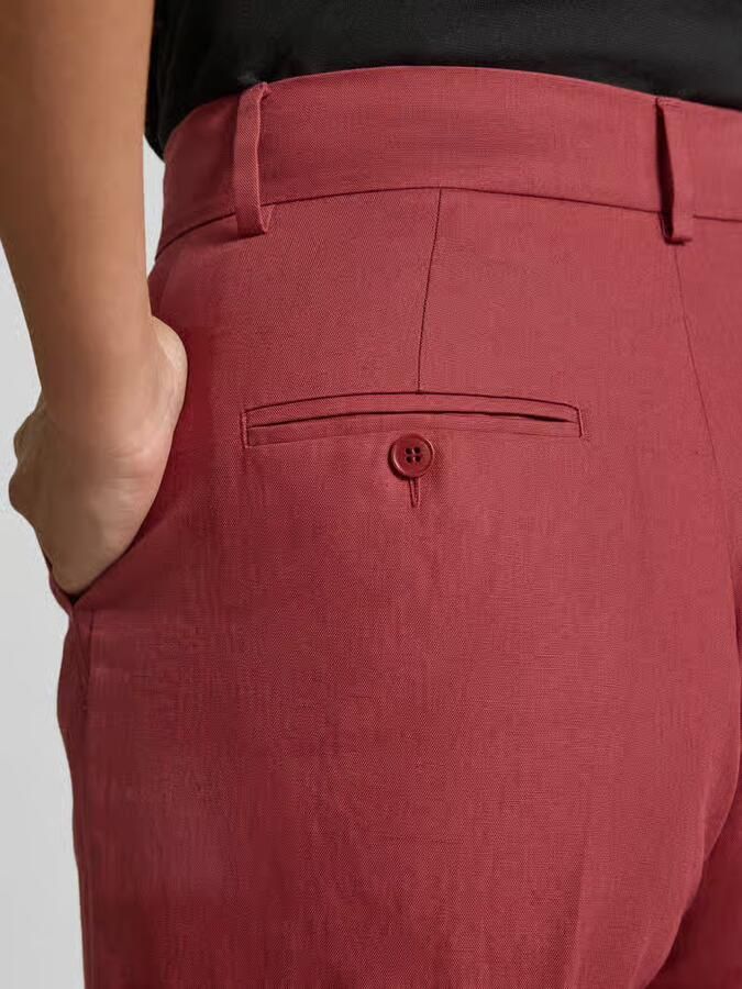 Weekend Max Mara regular fit linnen broek van mix van katoen en linnen model 'ZIRCONE'