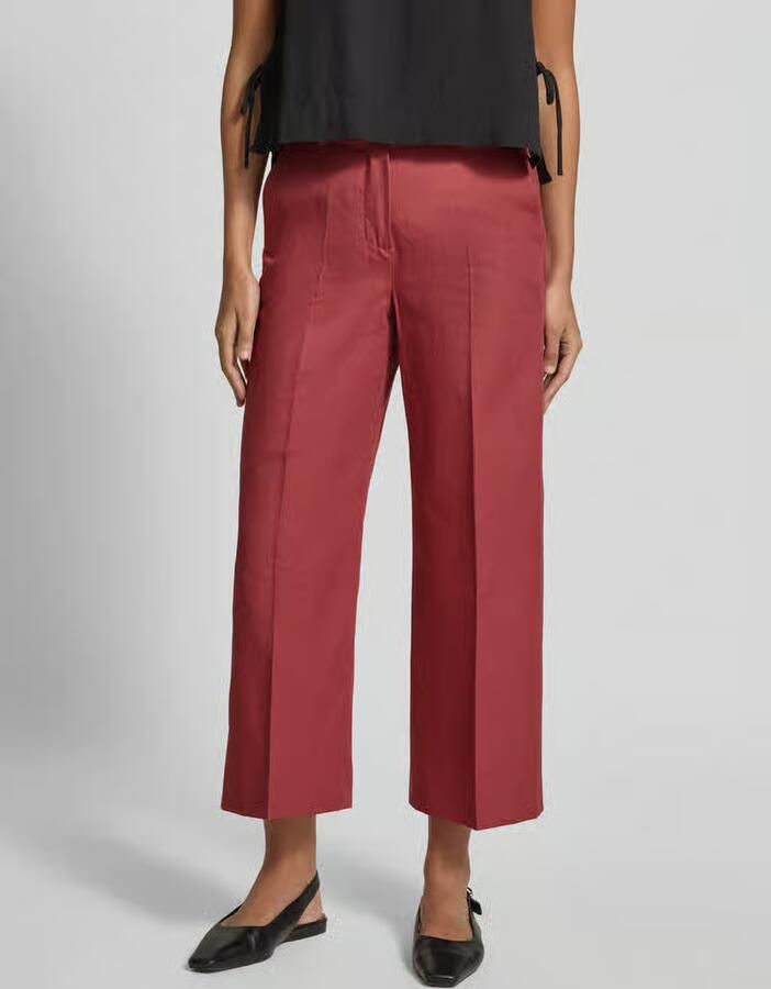 Weekend Max Mara regular fit linnen broek van mix van katoen en linnen model 'ZIRCONE' - Foto 2