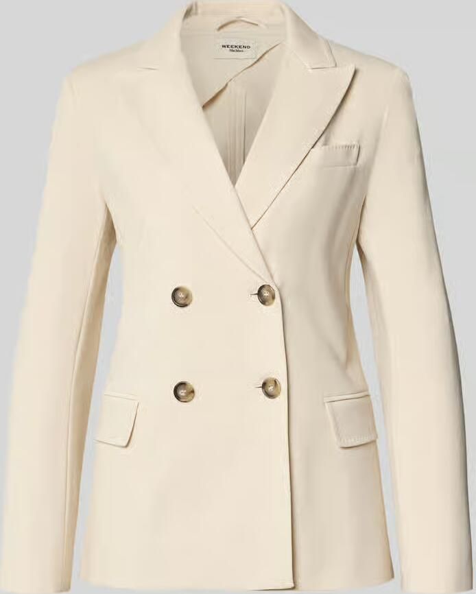 Weekend Max Mara regular fit longblazer met dubbele knoopsluiting model 'WKDCOLIBRI'