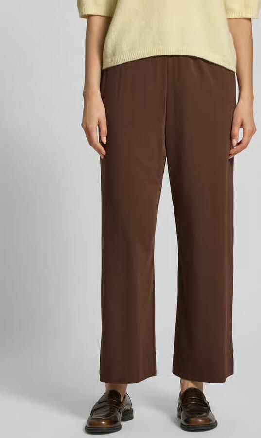 Weekend Max Mara regular fit pantalon met elastische tailleband model 'MODICO' - Foto 3
