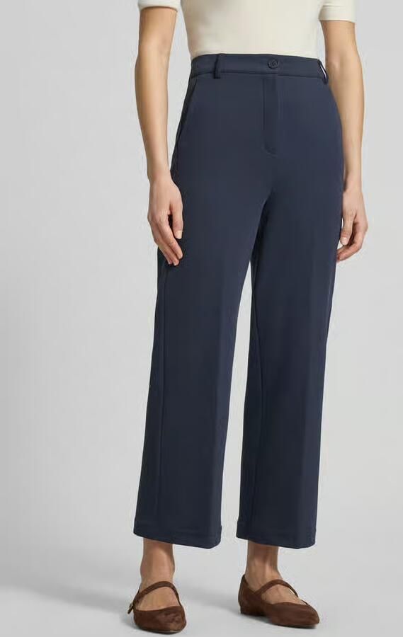 Weekend Max Mara Regular fit pantalon van katoenmix model 'ABANO' - Foto 2