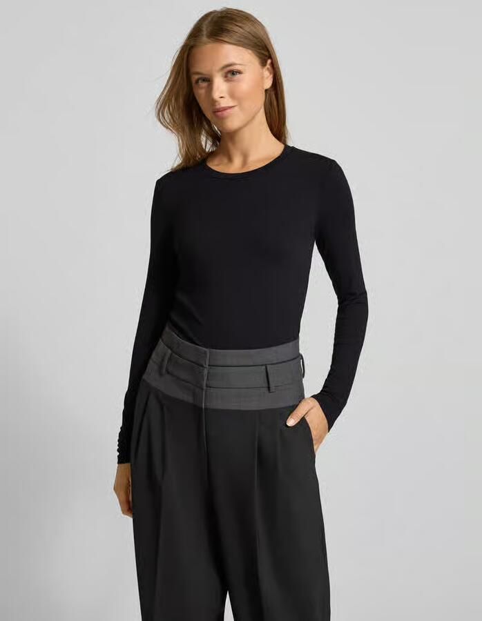 Weekend Max Mara Regular fit shirt met lange mouwen van viscosemix model 'MULTI' - Foto 2