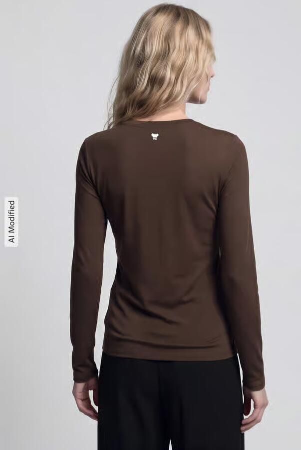 Weekend Max Mara Regular fit shirt met lange mouwen van viscosemix model 'MULTIE' - Foto 3