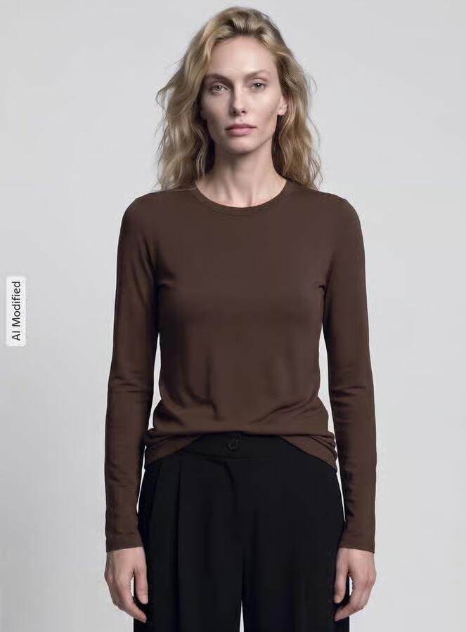 Weekend Max Mara Regular fit shirt met lange mouwen van viscosemix model 'MULTIE' - Foto 2