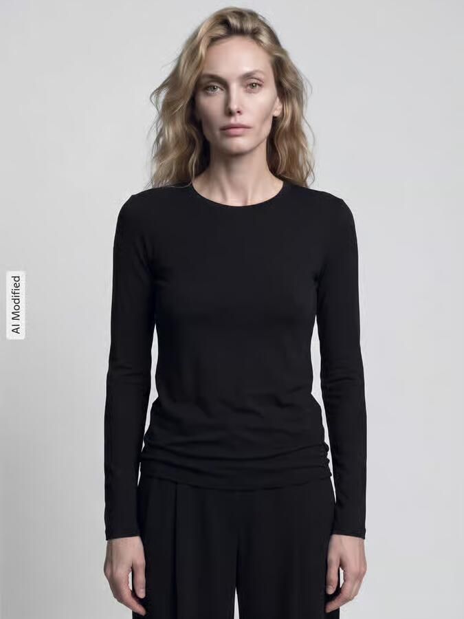 Weekend Max Mara Regular fit shirt met lange mouwen van viscosemix model 'MULTIE' - Foto 2