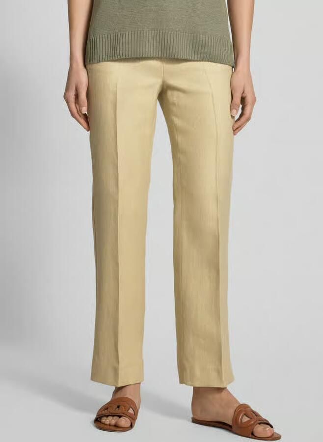 Weekend Max Mara Regular fit stoffen broek met persplooien model 'AGAPE' - Foto 2