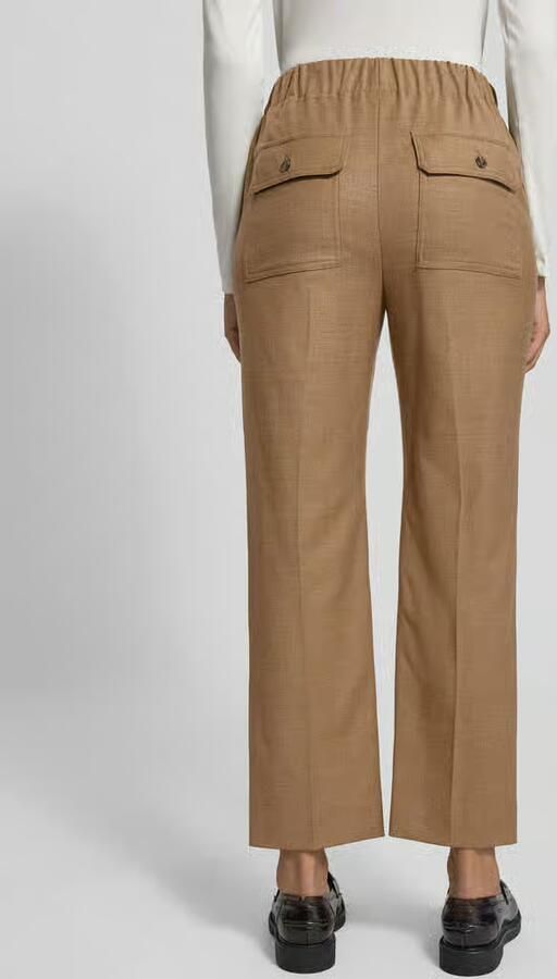 Weekend Max Mara Regular fit stoffen broek van scheerwolmix model 'HATELEY'