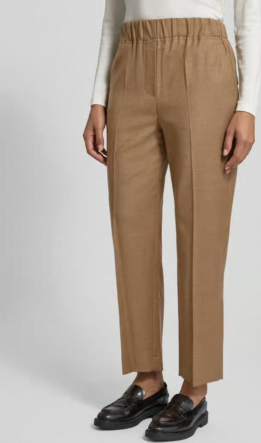 Weekend Max Mara Regular fit stoffen broek van scheerwolmix model 'HATELEY' - Foto 2