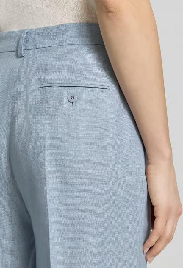 Weekend Max Mara regular fit straight leg pantalon van puur linnen model 'MALIZIA'