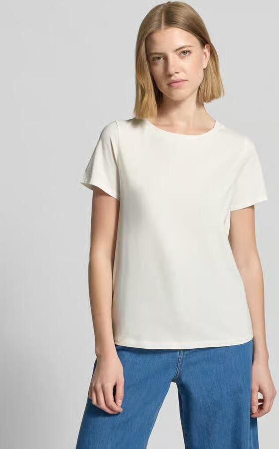 Weekend Max Mara regular fit T-shirt van katoenmix model 'MULTIF' - Foto 4