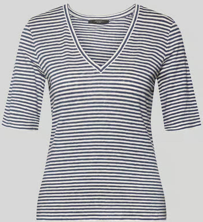 Weekend Max Mara regular fit T-shirt van linnenmix model 'OPZIONE' - Foto 2