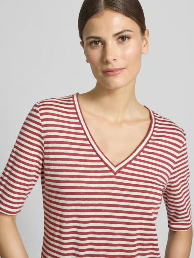 Weekend Max Mara regular fit T-shirt van linnenmix model 'OPZIONE'