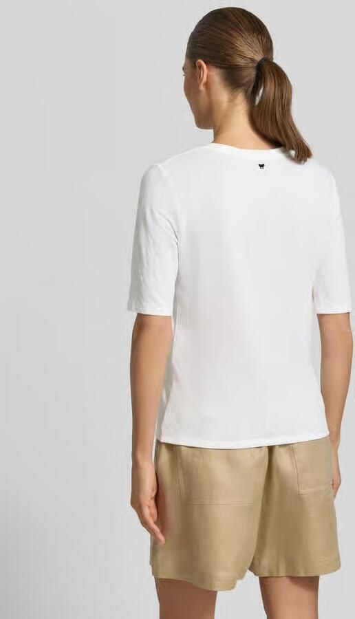 Weekend Max Mara regular fit T-shirt van linnenmix model 'OPZIONE' - Foto 3