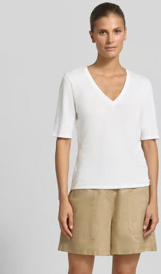 Weekend Max Mara regular fit T-shirt van linnenmix model 'OPZIONE' - Foto 2