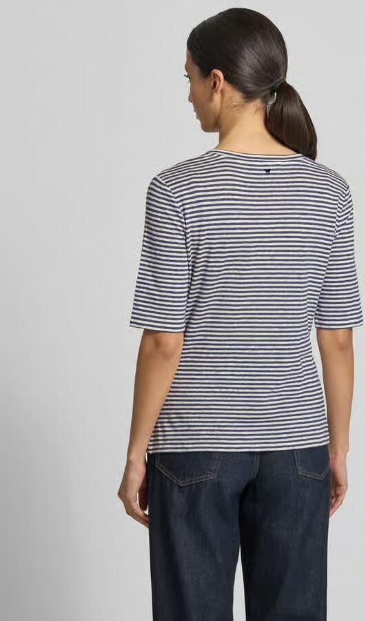 Weekend Max Mara regular fit T-shirt van linnenmix model 'OPZIONE'