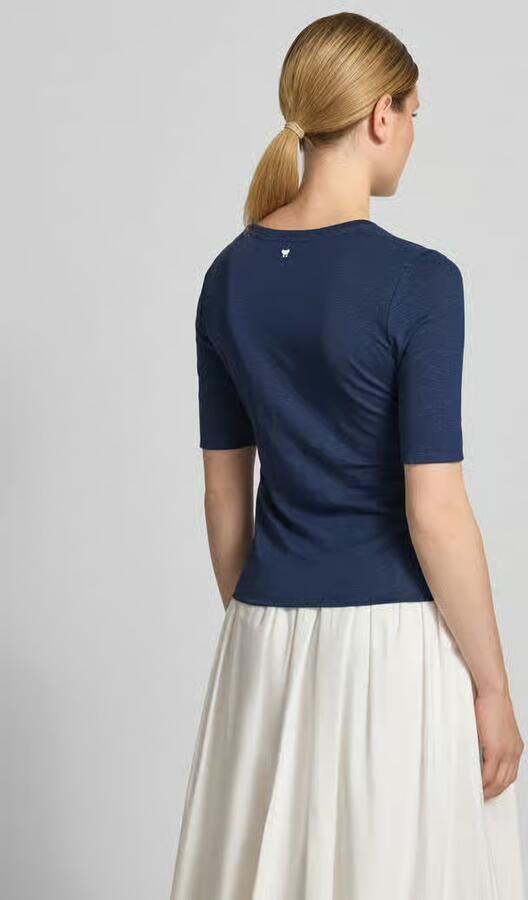 Weekend Max Mara regular fit T-shirt van linnenmix model 'OPZIONE' - Foto 3
