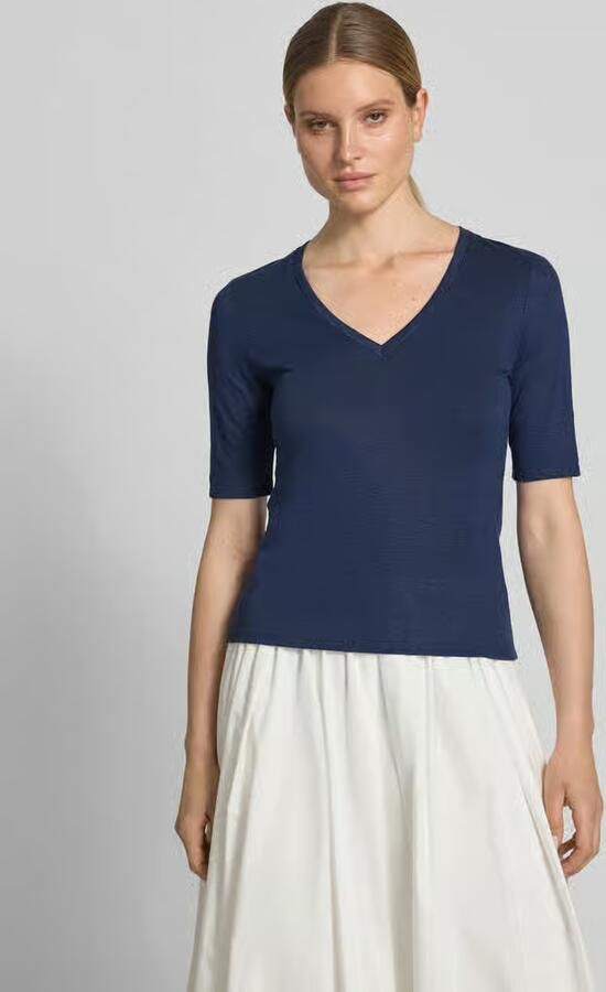 Weekend Max Mara regular fit T-shirt van linnenmix model 'OPZIONE' - Foto 2