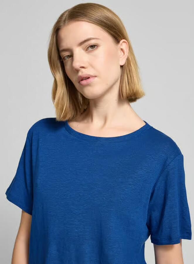 Weekend Max Mara regular fit T-shirt van linnenmix model 'PELOTA'