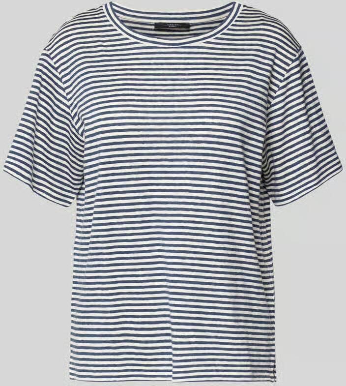 Weekend Max Mara regular fit T-shirt van linnenmix model 'PELOTA' - Foto 2