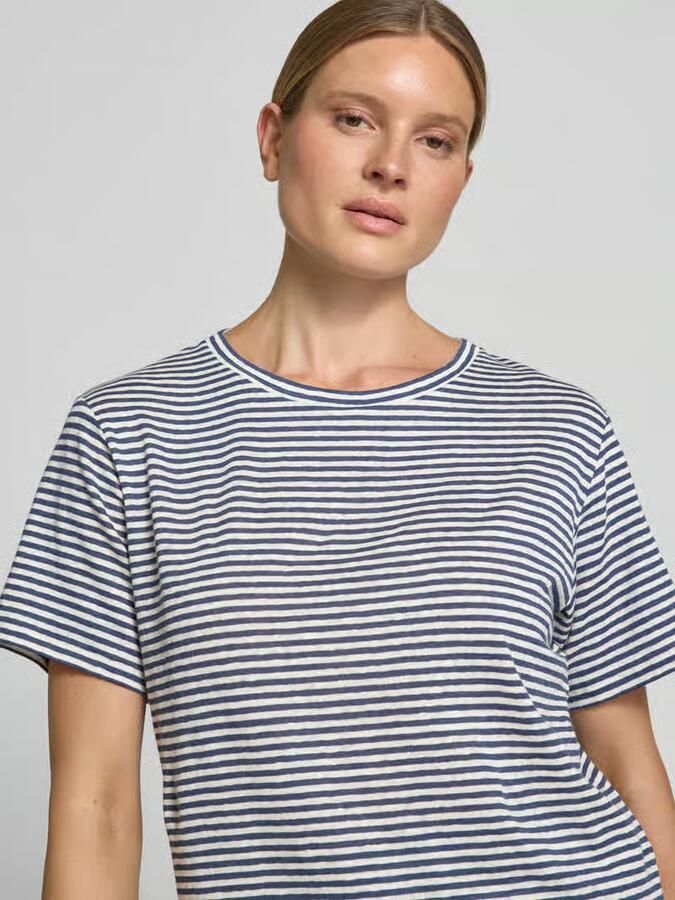 Weekend Max Mara regular fit T-shirt van linnenmix model 'PELOTA' - Foto 2