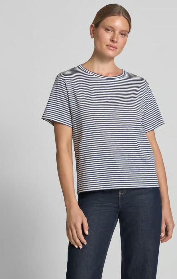 Weekend Max Mara regular fit T-shirt van linnenmix model 'PELOTA' - Foto 2