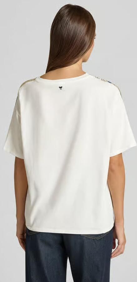 Weekend Max Mara regular fit T-shirt van pure zijde model 'TERZO' - Foto 4