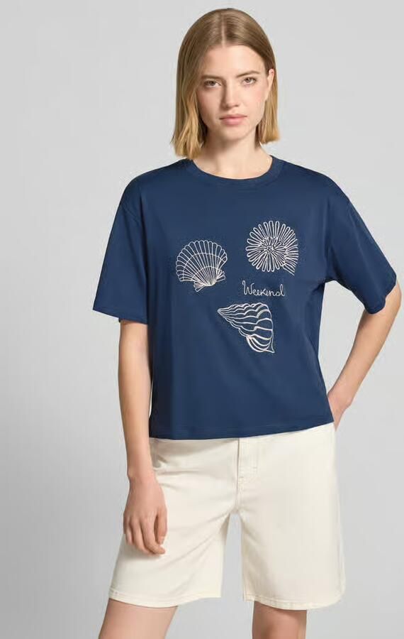 Weekend Max Mara regular fit T-shirt van puur katoen model 'SABATO' - Foto 2