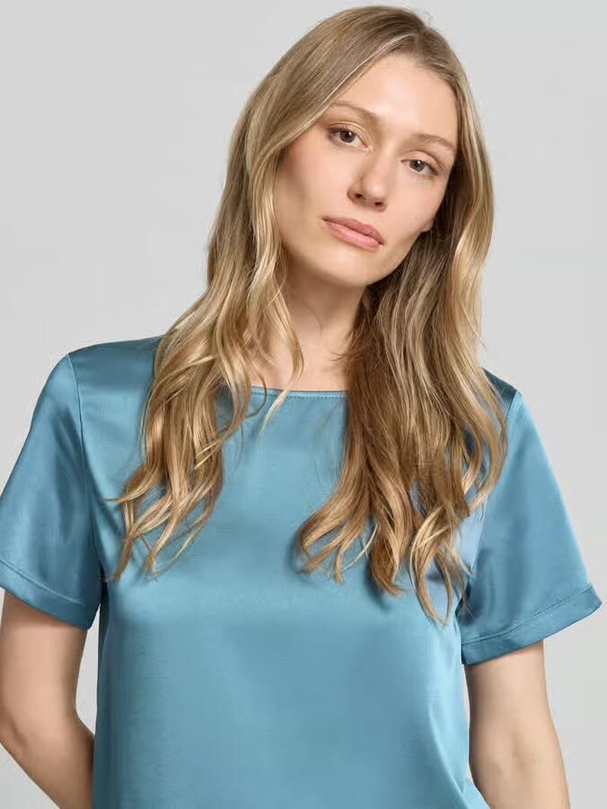 Weekend Max Mara regular fit T-shirt van satijn model 'GILBERT'