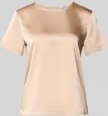Weekend Max Mara regular fit T-shirt van satijn model 'GILBERT' - Foto 1