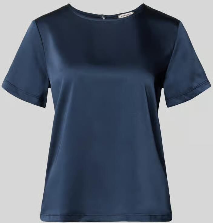 Weekend Max Mara regular fit T-shirt van satijn model 'GILBERT' - Foto 2