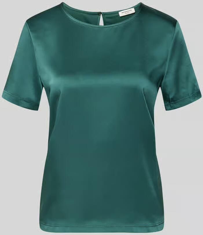 Weekend Max Mara regular fit T-shirt van satijn model 'GILBERT'