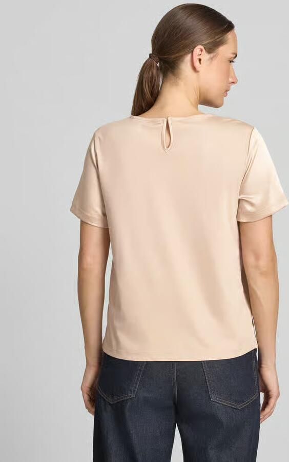 Weekend Max Mara regular fit T-shirt van satijn model 'GILBERT' - Foto 2