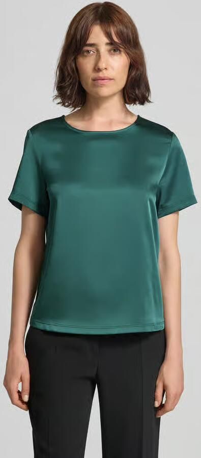 Weekend Max Mara regular fit T-shirt van satijn model 'GILBERT' - Foto 3