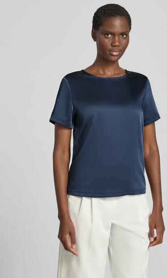 Weekend Max Mara regular fit T-shirt van satijn model 'GILBERT' - Foto 2