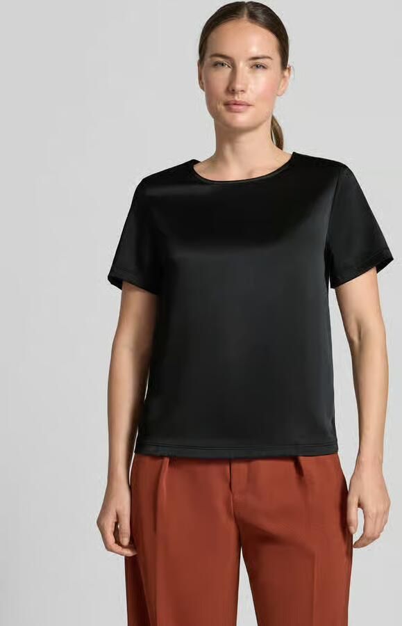 Weekend Max Mara regular fit T-shirt van satijn model 'GILBERT' - Foto 2