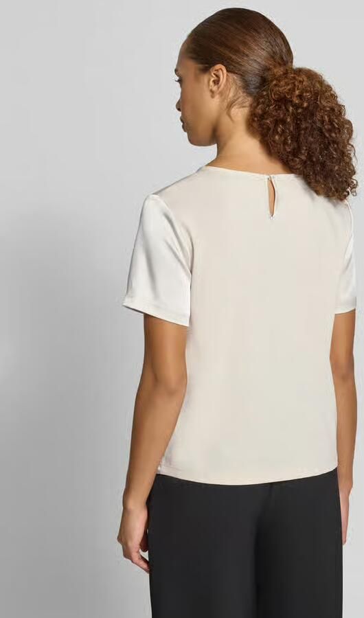 Weekend Max Mara regular fit T-shirt van satijn model 'GILBERT' - Foto 3