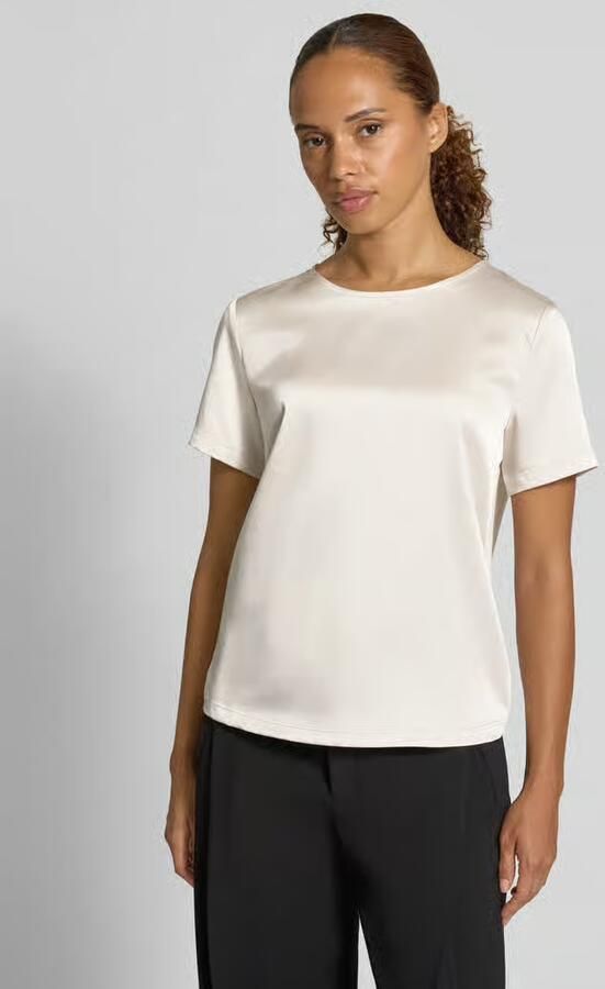 Weekend Max Mara regular fit T-shirt van satijn model 'GILBERT' - Foto 2