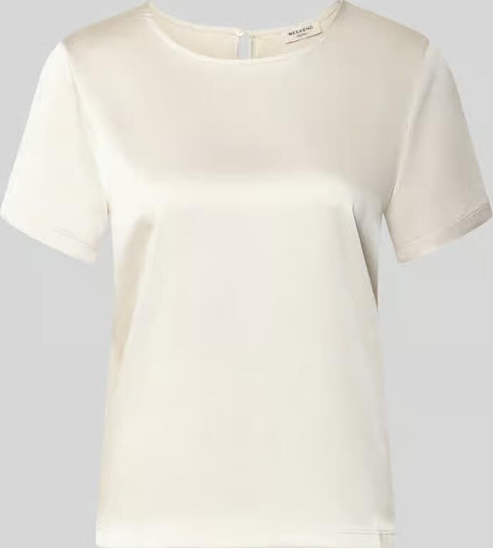 Weekend Max Mara regular fit T-shirt van satijn model 'GILBERT' - Foto 2