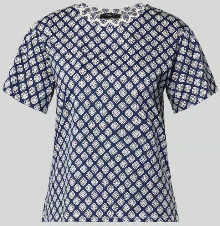 Weekend Max Mara regular fit T-shirt van zuiver katoen model 'BUSSOLA' - Foto 2
