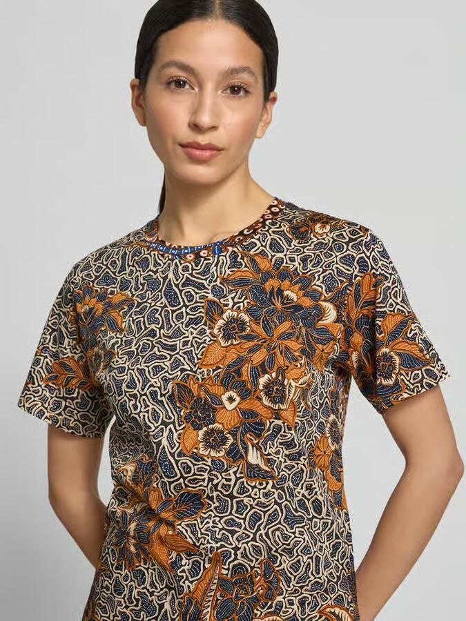 Weekend Max Mara regular fit T-shirt van zuiver katoen model 'BUSSOLA'