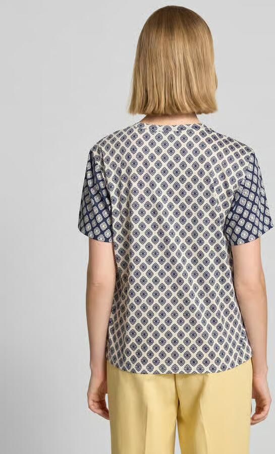Weekend Max Mara regular fit T-shirt van zuiver katoen model 'BUSSOLA' - Foto 4