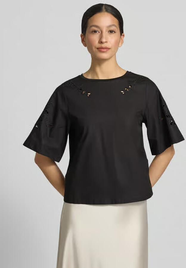 Weekend Max Mara regular fit T-shirt van zuivere katoen model 'TARGA' - Foto 3