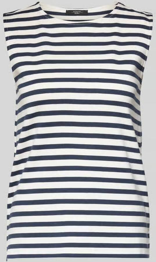 Weekend Max Mara regular fit tank-top van puur katoen model 'MULTIH' - Foto 2