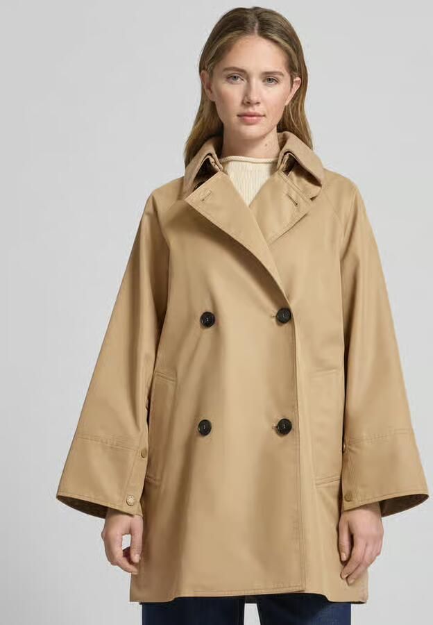 Weekend Max Mara Regular fit trenchcoat met doorgestikte inzet Model 'MANNA' - Foto 3