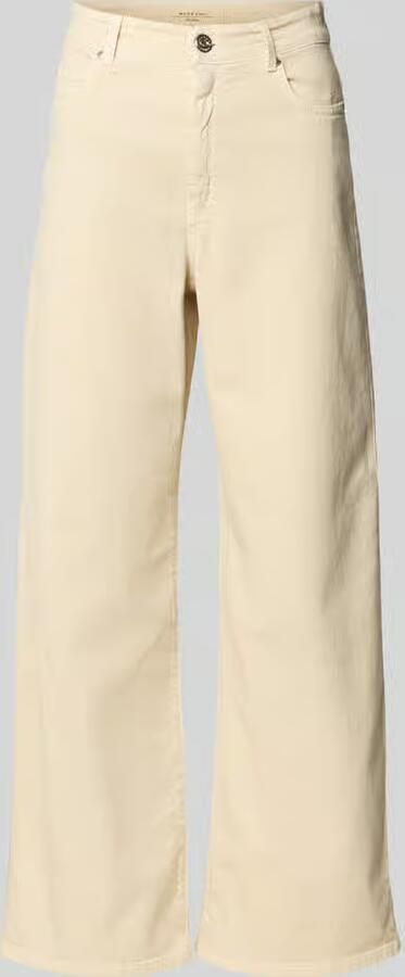 Weekend Max Mara Regular fit wide leg jeans uit Katoenmix Model 'MEDINA'