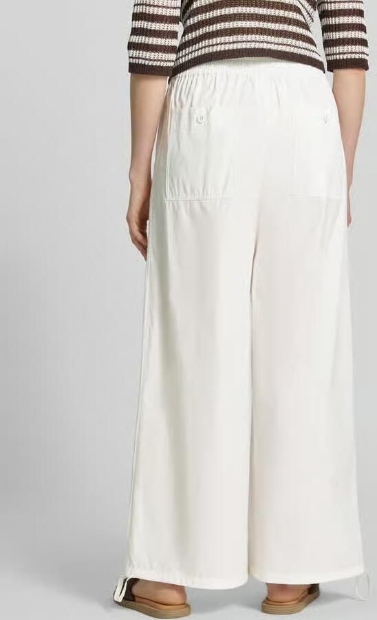 Weekend Max Mara regular fit wijdte broek van puur katoen model 'BELLICO'