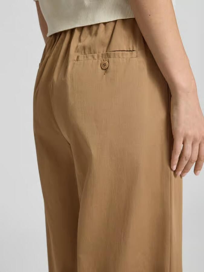 Weekend Max Mara regular fit wijdte broek van puur katoen model 'GOLFO'